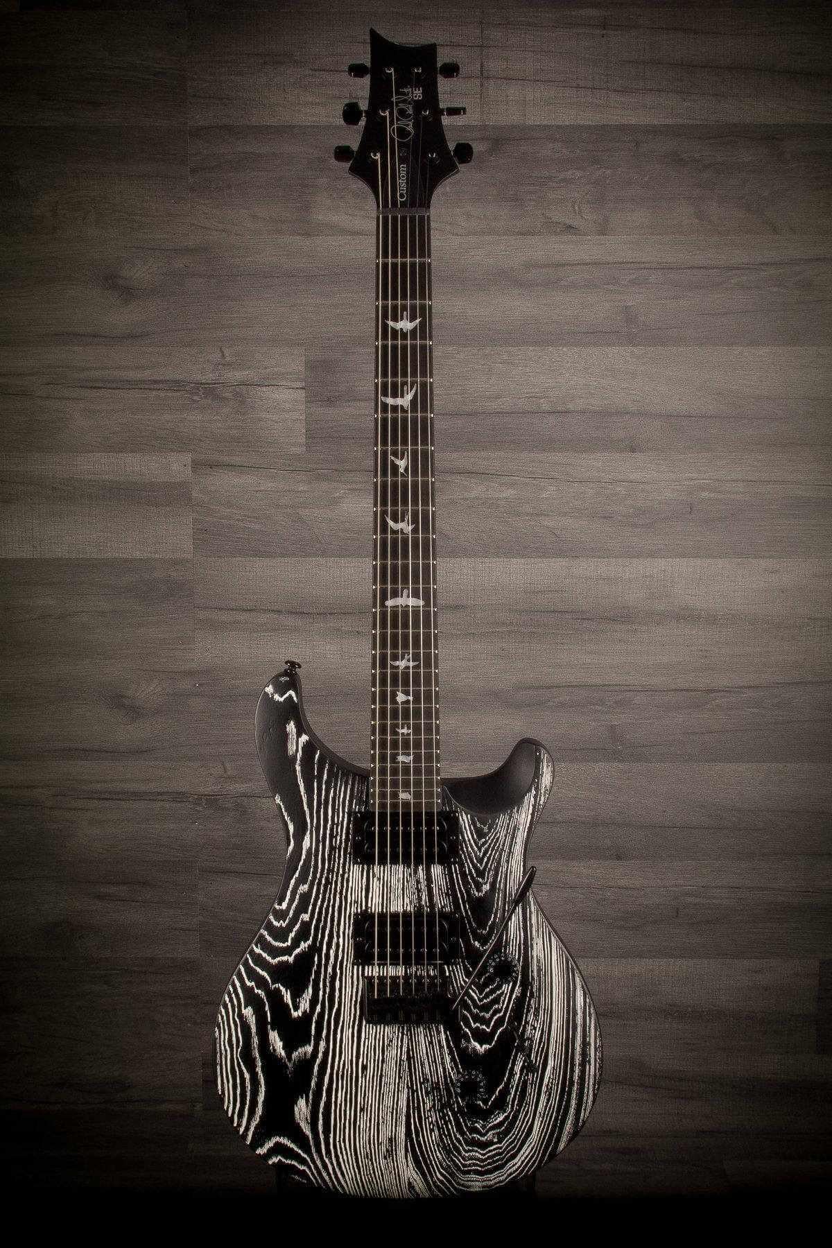 PRS SE Custom 24 Swamp Ash Sand Blasted Frozen Charcoal