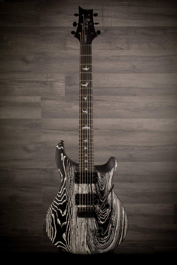PRS SE Custom 24 Swamp Ash Sand Blasted Frozen Charcoal - MusicStreet