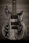 PRS SE Custom 24 Swamp Ash Sand Blasted Frozen Charcoal - MusicStreet