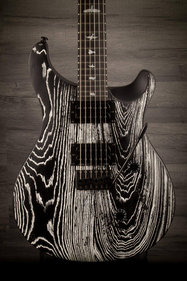 PRS SE Custom 24 Swamp Ash Sand Blasted Frozen Charcoal - MusicStreet