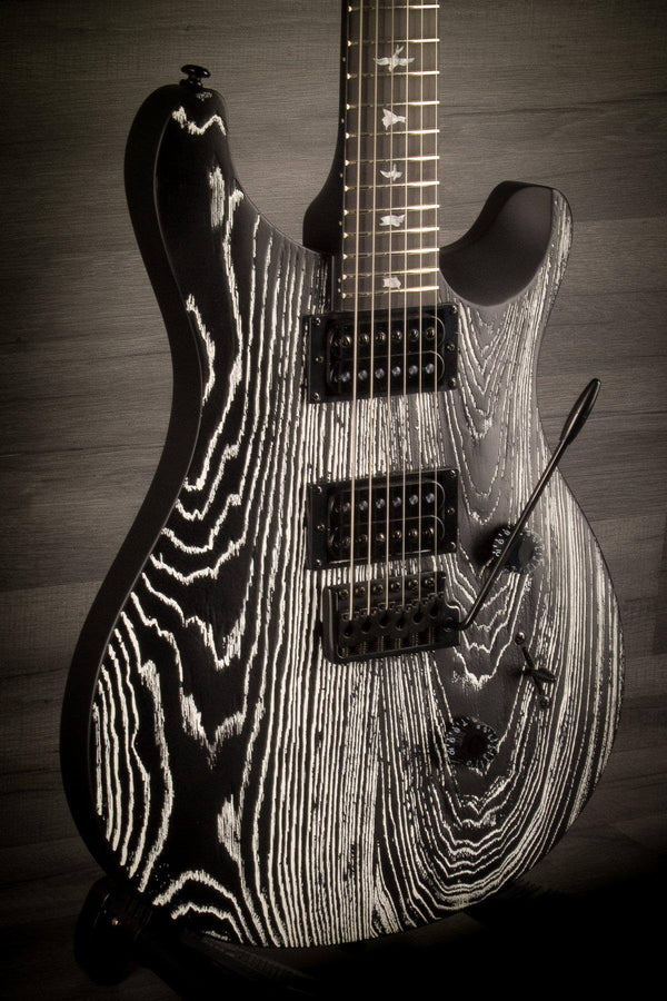 PRS SE Custom 24 Swamp Ash Sand Blasted Frozen Charcoal - MusicStreet