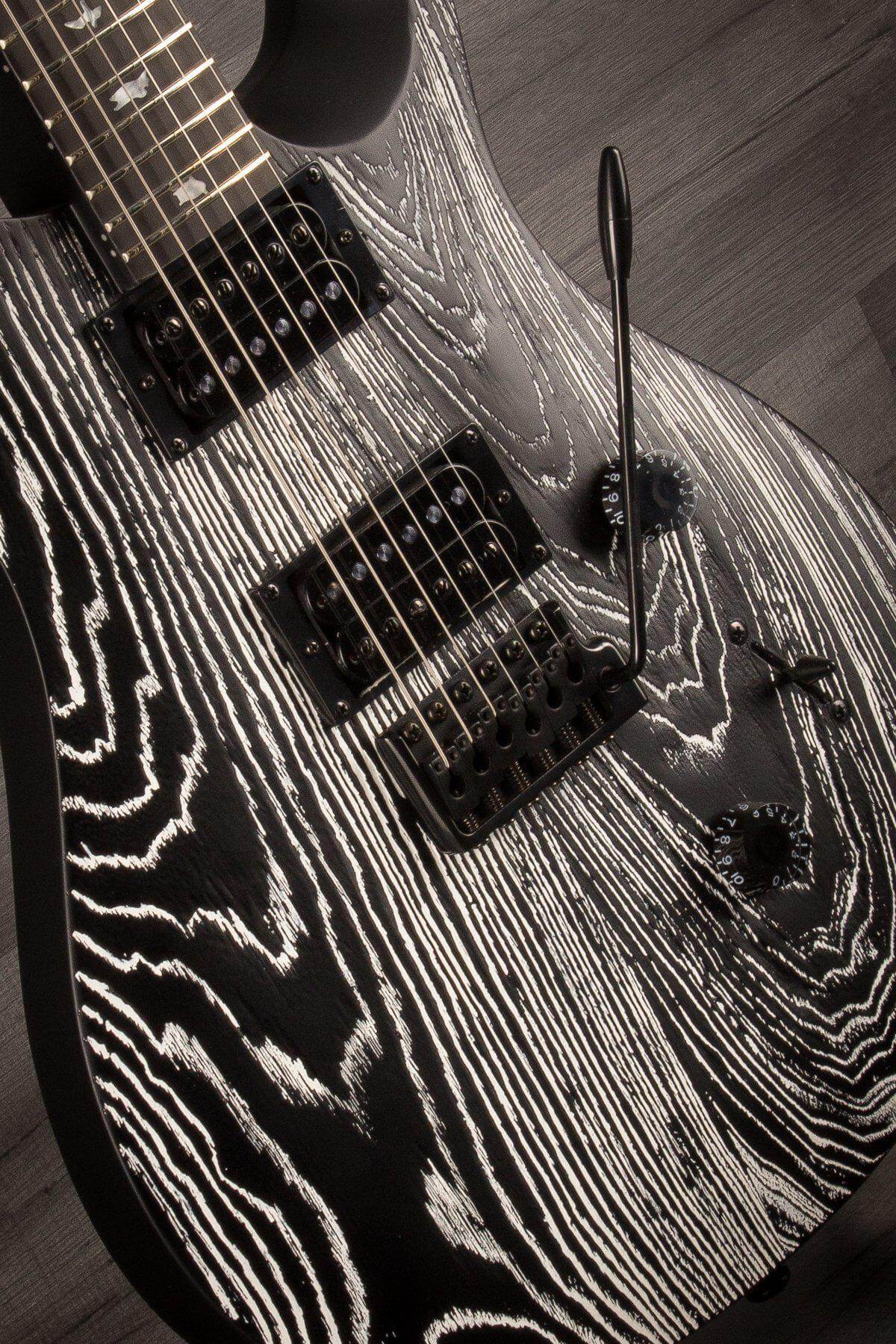 PRS SE Custom 24 Swamp Ash Sand Blasted Frozen Charcoal