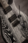 PRS SE Custom 24 Swamp Ash Sand Blasted Frozen Charcoal - MusicStreet