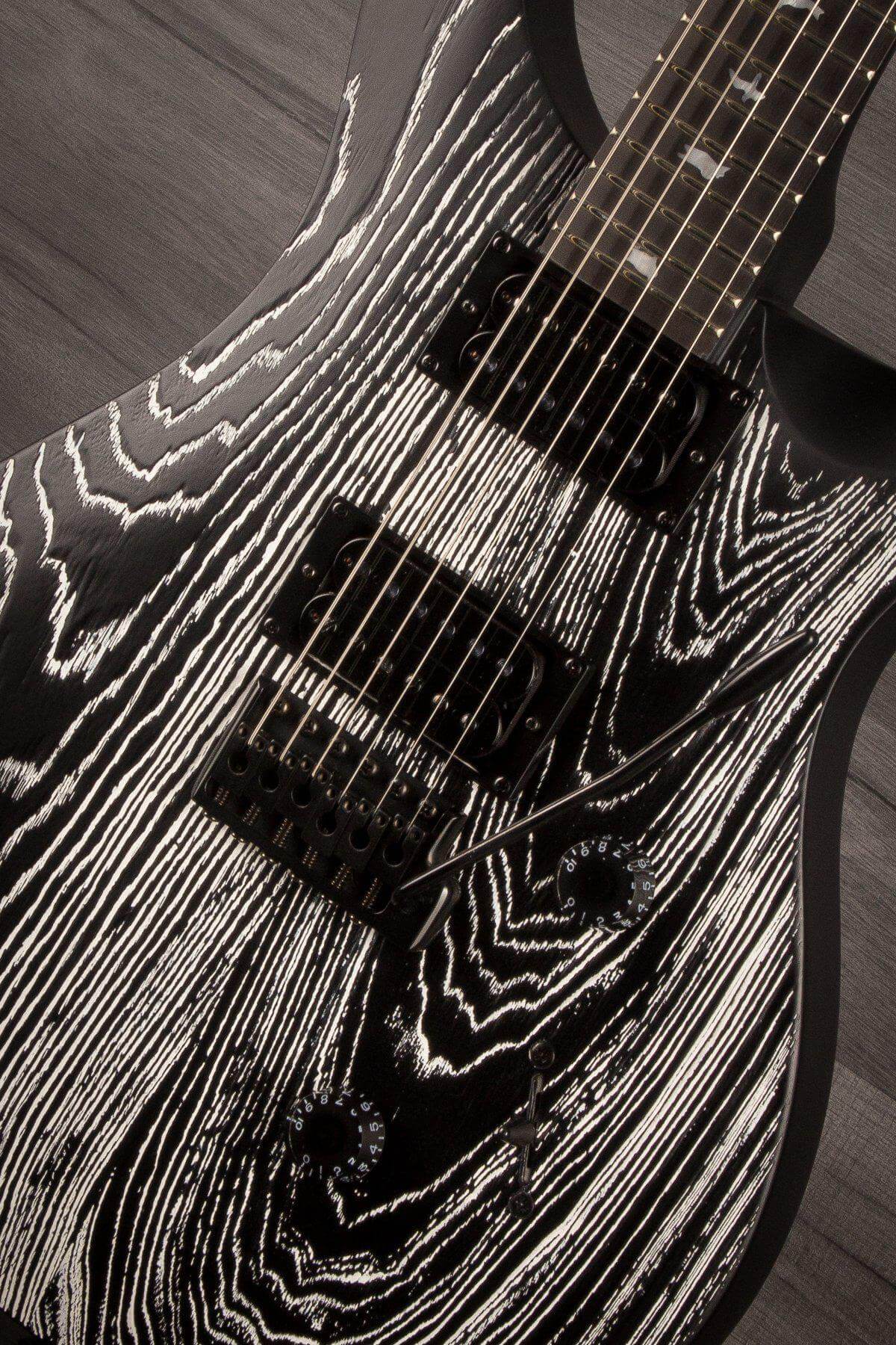 PRS SE Custom 24 Swamp Ash Sand Blasted Frozen Charcoal