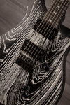 PRS SE Custom 24 Swamp Ash Sand Blasted Frozen Charcoal - MusicStreet