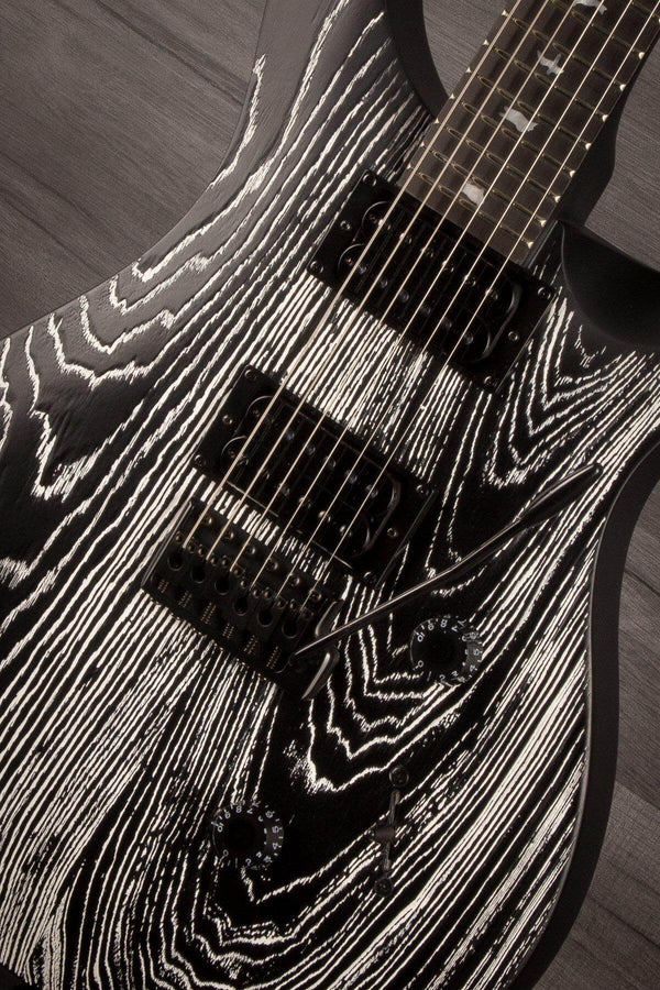 PRS SE Custom 24 Swamp Ash Sand Blasted Frozen Charcoal - MusicStreet