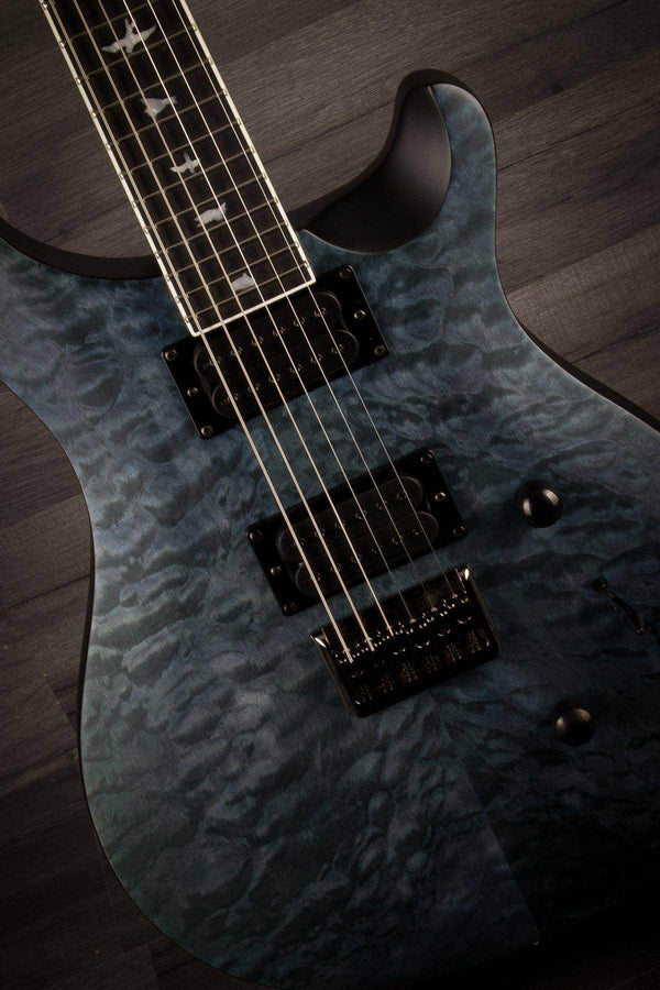 PRS SE Mark Holcomb Limited Edition Satin Whale Blue Quilt - MusicStreet