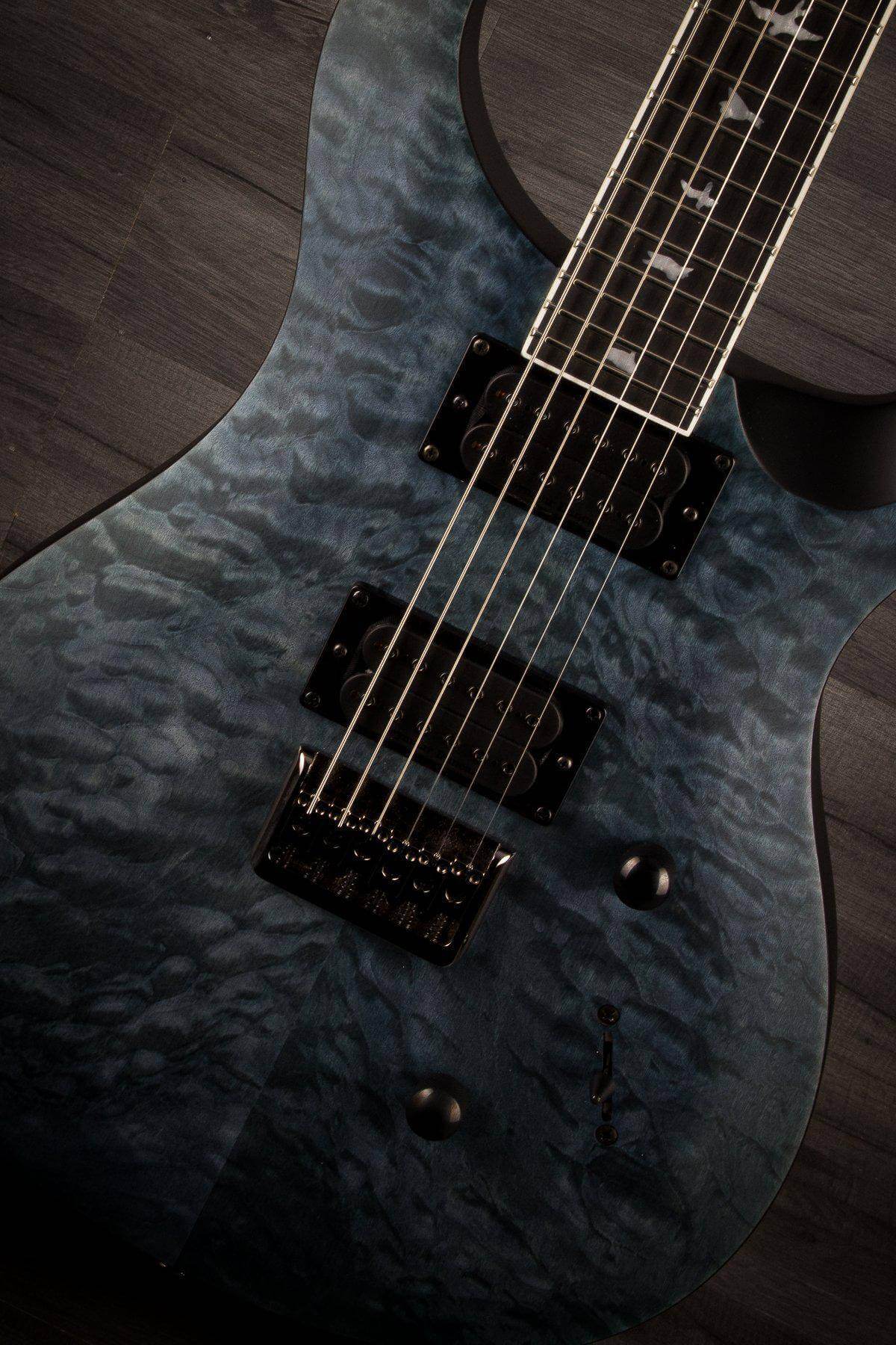PRS SE Mark Holcomb Limited Edition Satin Whale Blue Quilt - MusicStreet