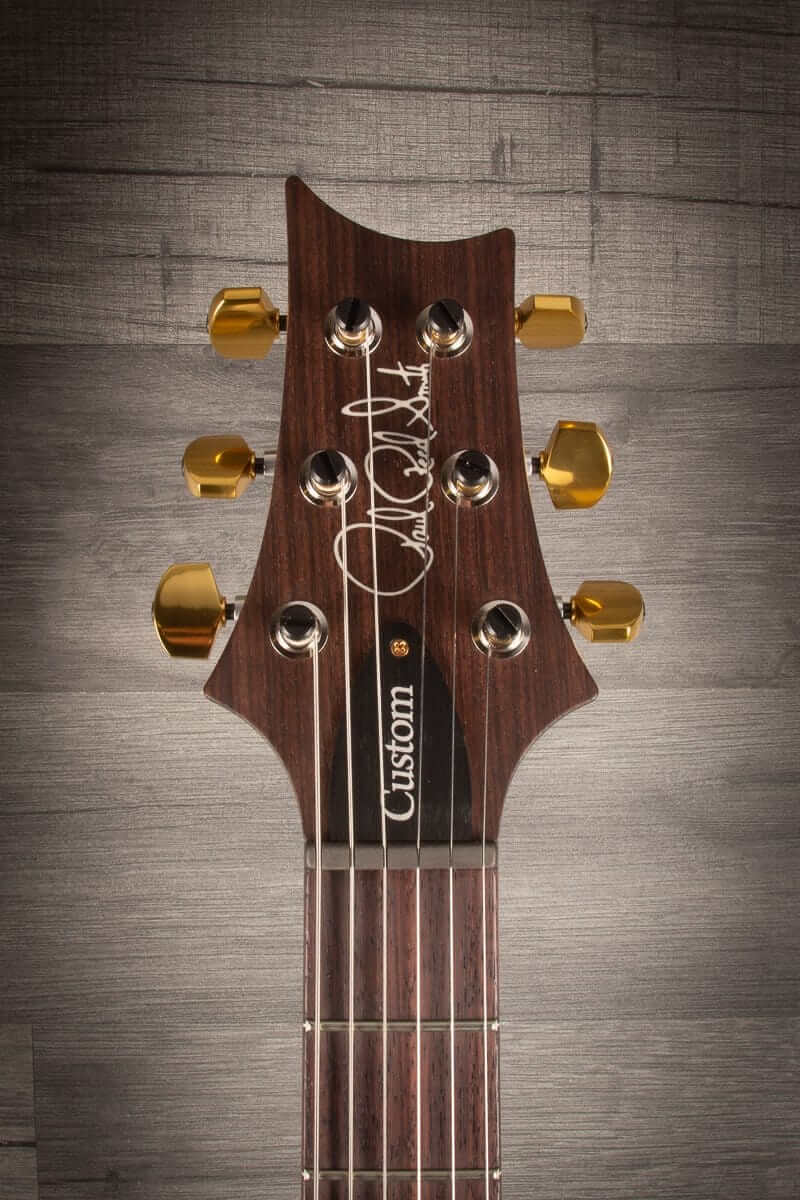 PRS Wood Library Custom 22 River Blue Flame top - solid Rosewood neck
