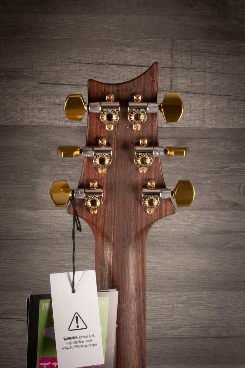 PRS Wood Library Custom 22 River Blue Quilt top - solid Rosewood neck