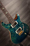 PRS Wood Library Custom 22 River Blue Quilt top - solid Rosewood neck - MusicStreet