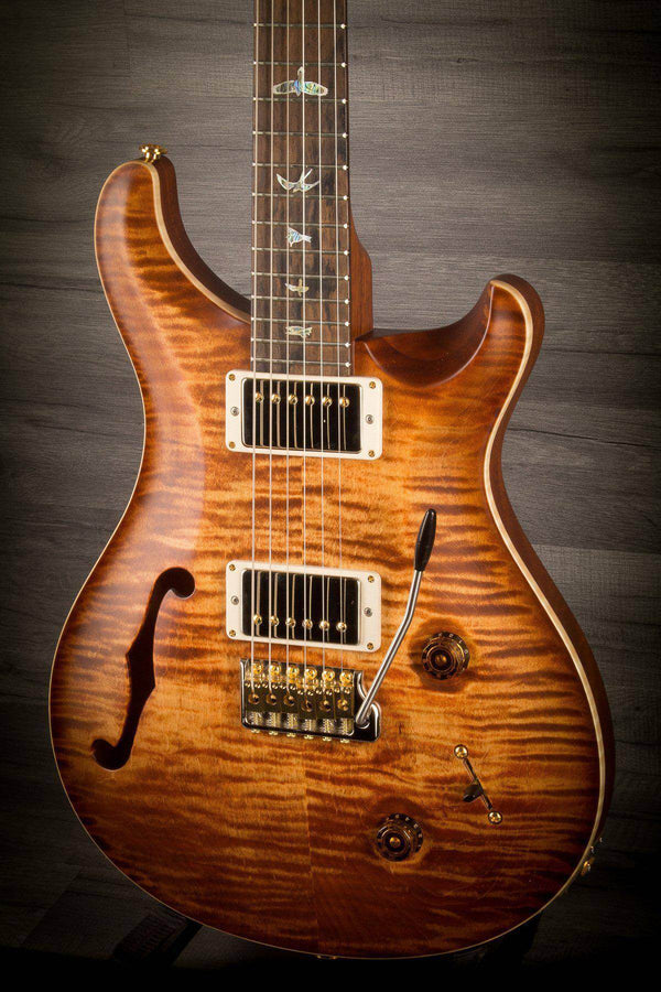 PRS Wood Library Custom 22 Semi Hollow - Copperhead Burst #250594 - MusicStreet