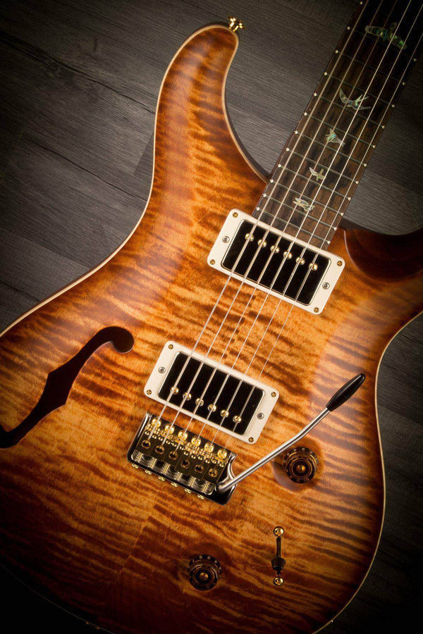 PRS Wood Library Custom 22 Semi Hollow - Copperhead Burst #250594 - MusicStreet