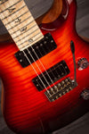 PRS Wood Library Custom 24 Red/Amber Fade s#0318420 - MusicStreet
