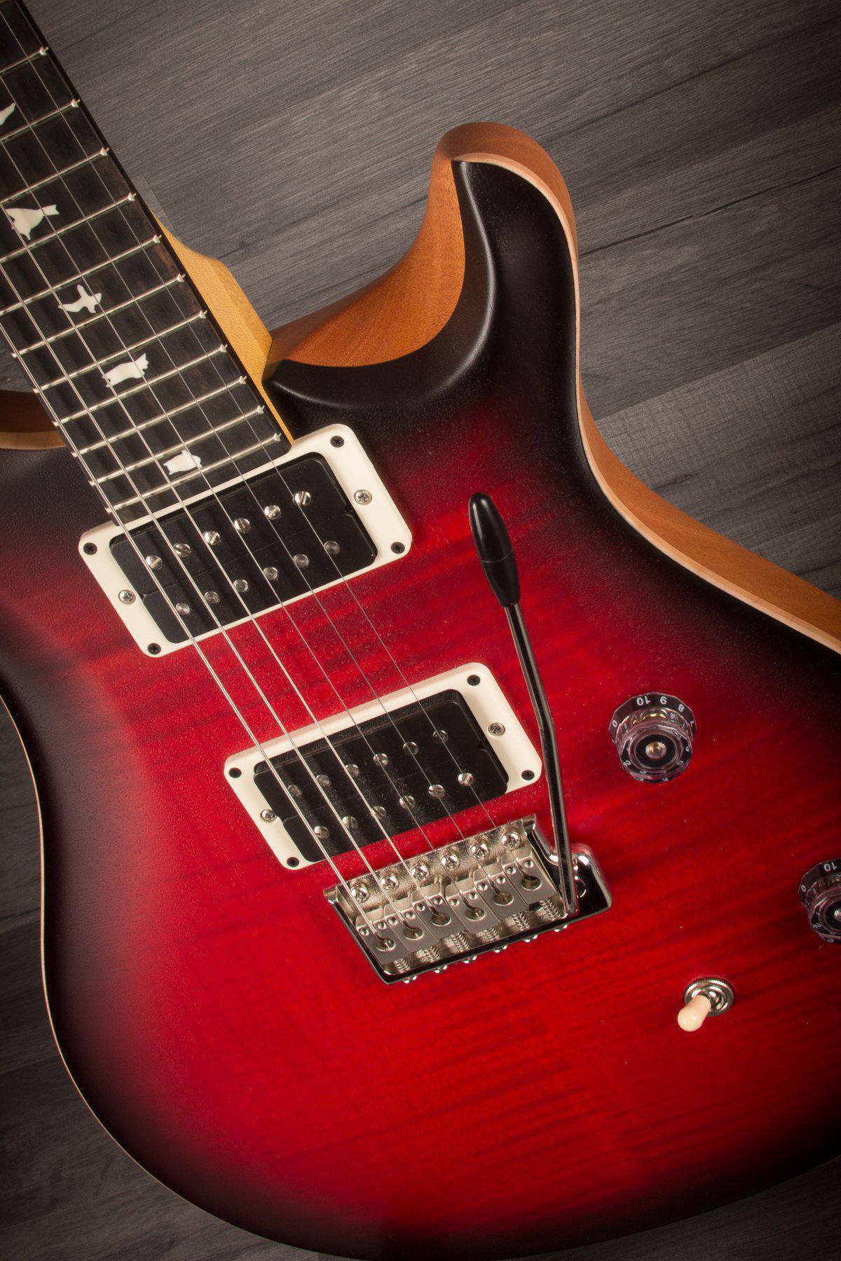 USED - PRS CE24 Satin Nitro Ltd Scarlet Sunburst s#240015