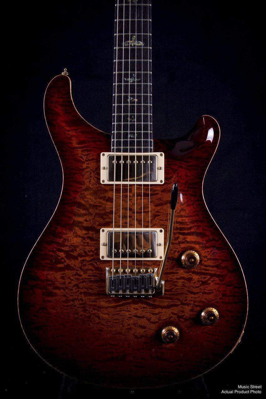 USED - PRS Custom 22 Artist Pack, Dark Cherry Sunburst Quilt, 2002