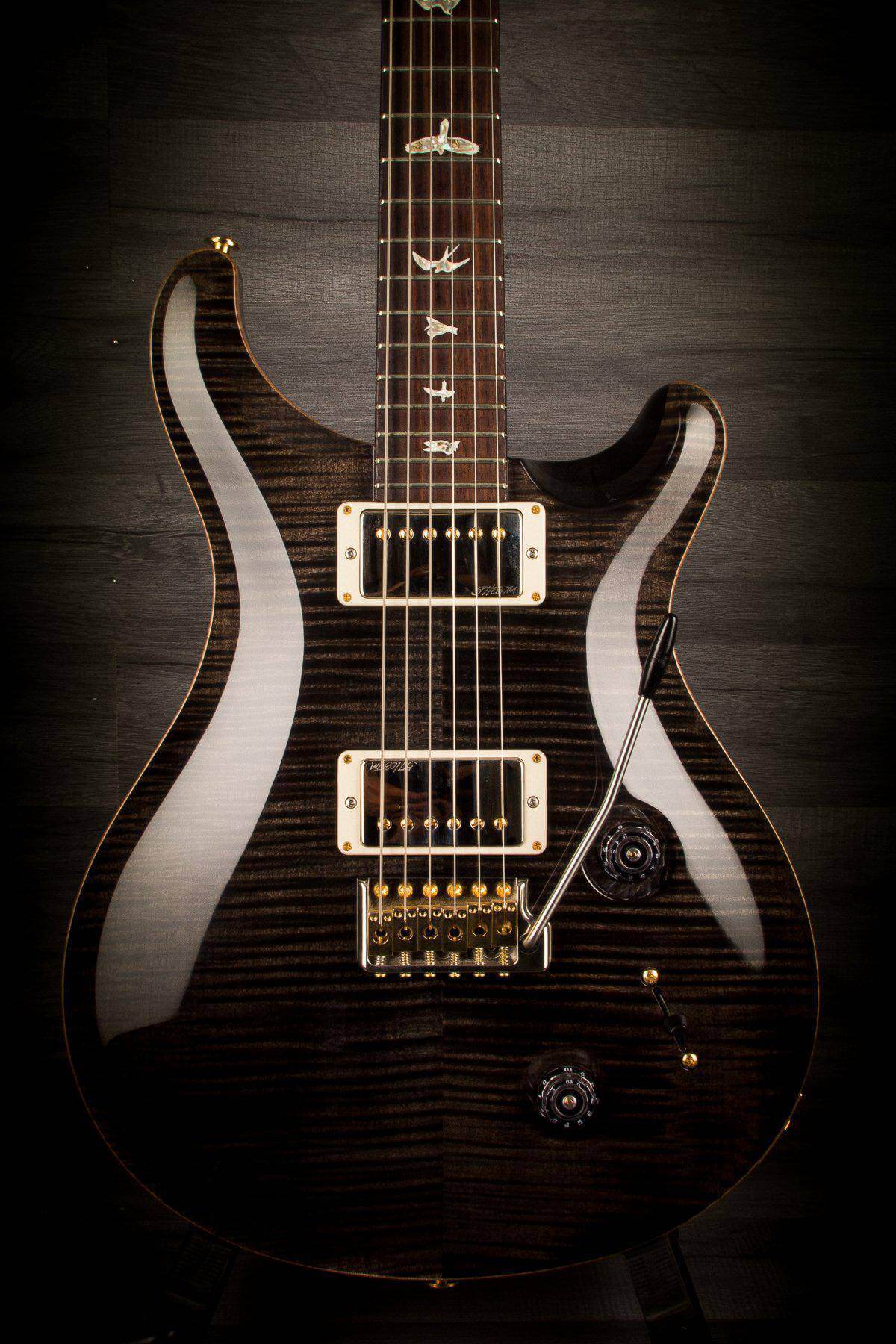 USED - PRS Custom 22 Grey Black, Flame Maple Neck #218739