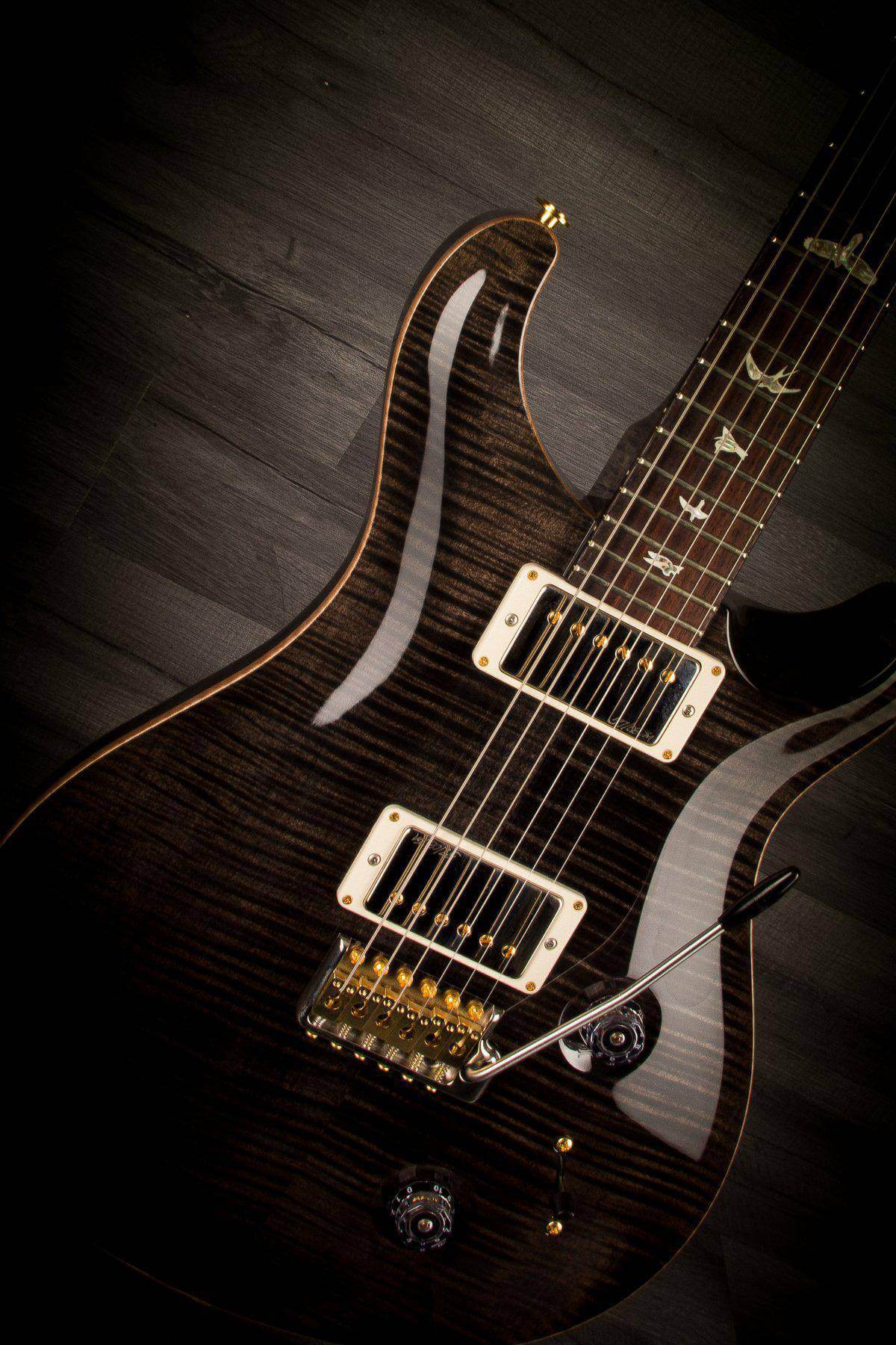 USED - PRS Custom 22 Grey Black, Flame Maple Neck #218739