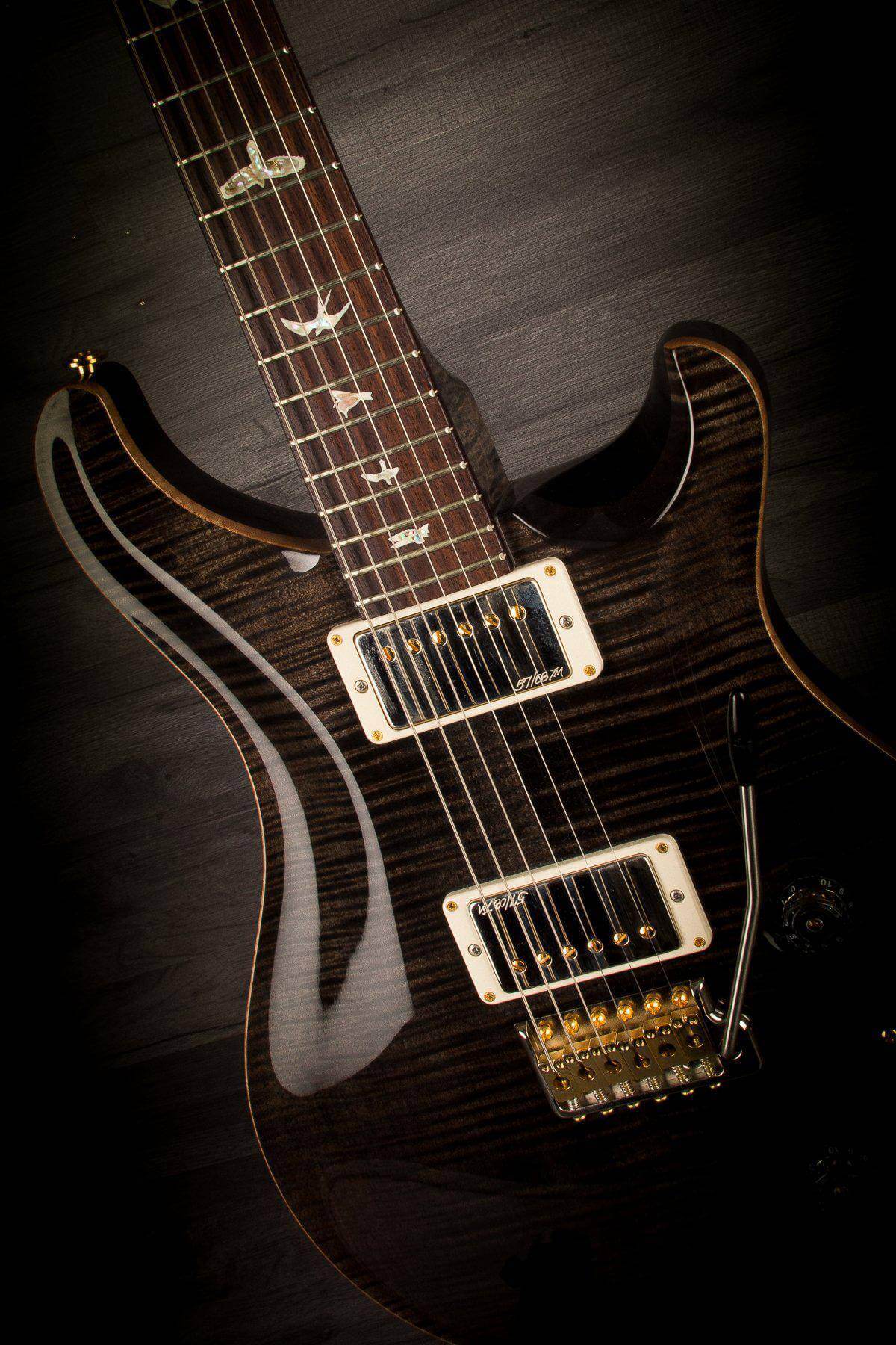 USED - PRS Custom 22 Grey Black, Flame Maple Neck #218739