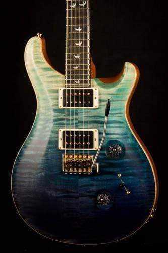 USED - PRS Custom 24 30Th Anniversary Wood Library, Blue Fade Satin S#221406