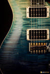 USED - PRS Custom 24 30Th Anniversary Wood Library, Blue Fade Satin S#221406 - MusicStreet