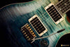 USED - PRS Custom 24 30Th Anniversary Wood Library, Blue Fade Satin S#221406 - MusicStreet