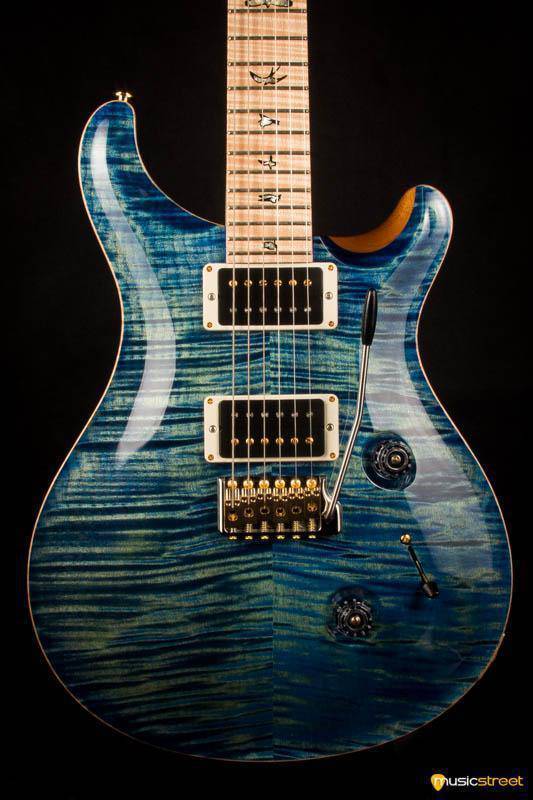 USED - PRS Custom 24 River Blue, Flame Maple Neck - #243061