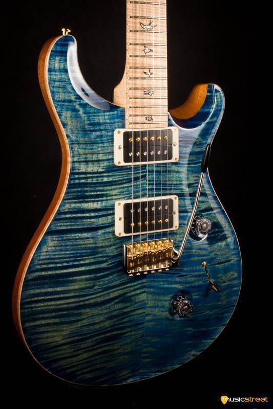USED - PRS Custom 24 River Blue, Flame Maple Neck - #243061