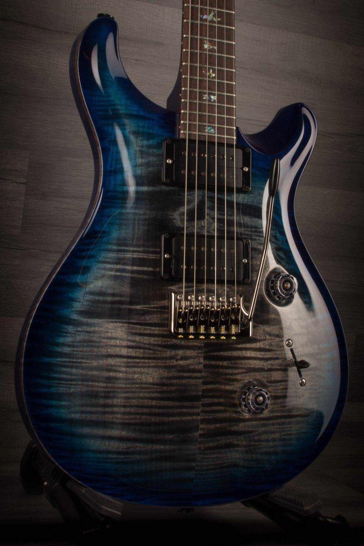 USED - PRS Custom 24 Wood Library Charcoal Blueburst S#236691