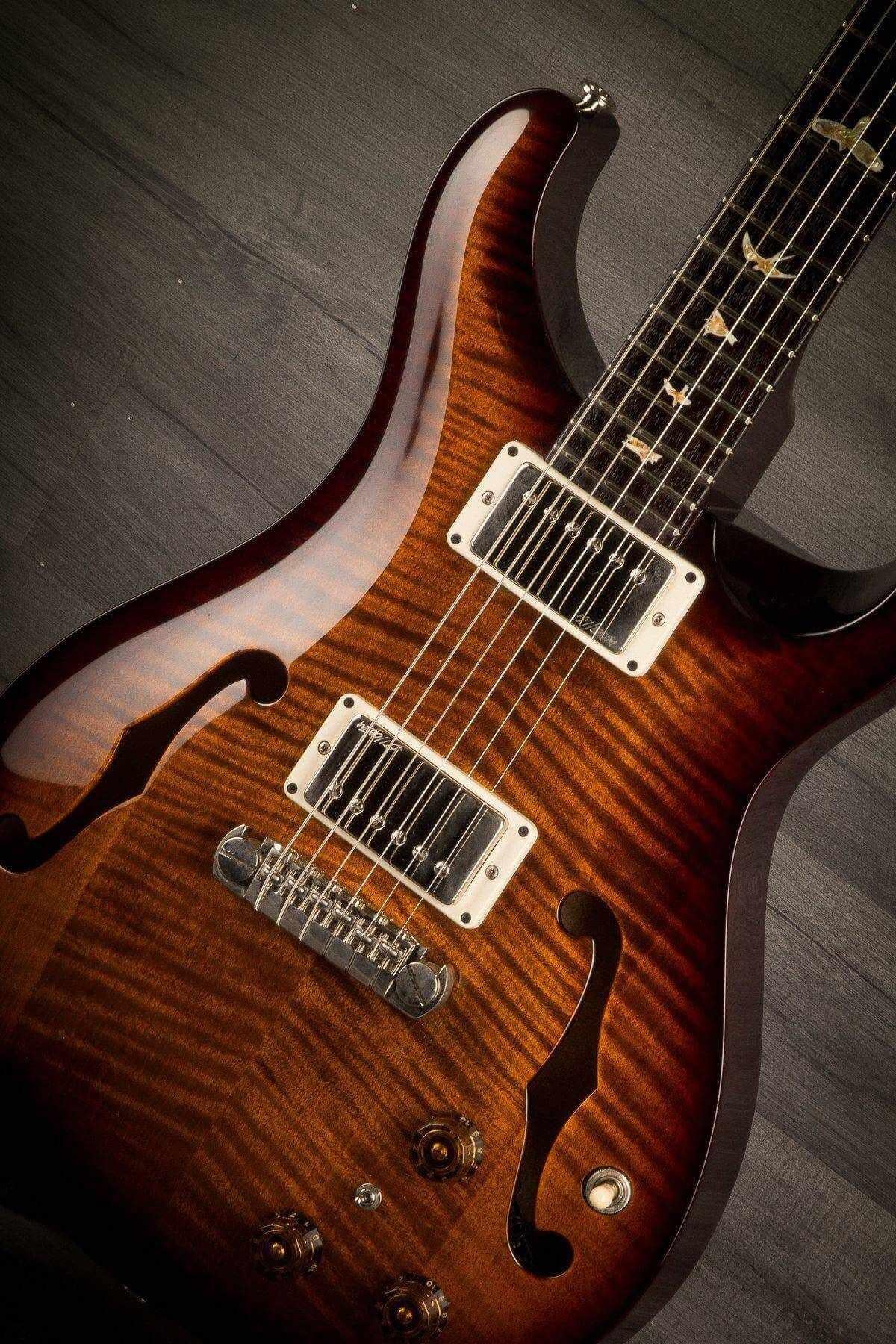USED - PRS Hollowbody II - Black Gold Wrap