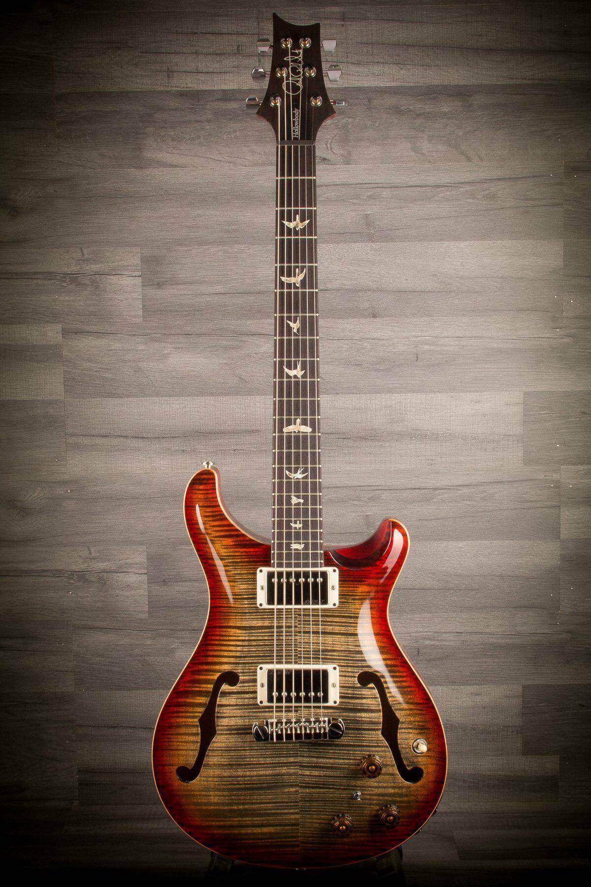 USED - PRS Hollowbody II Piezo - Burnt Maple Leaf