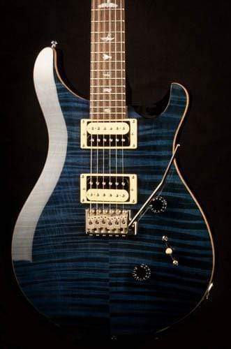 USED - PRS Se Custom 24 Bevelled Top Electric Guitar, Whale Blue