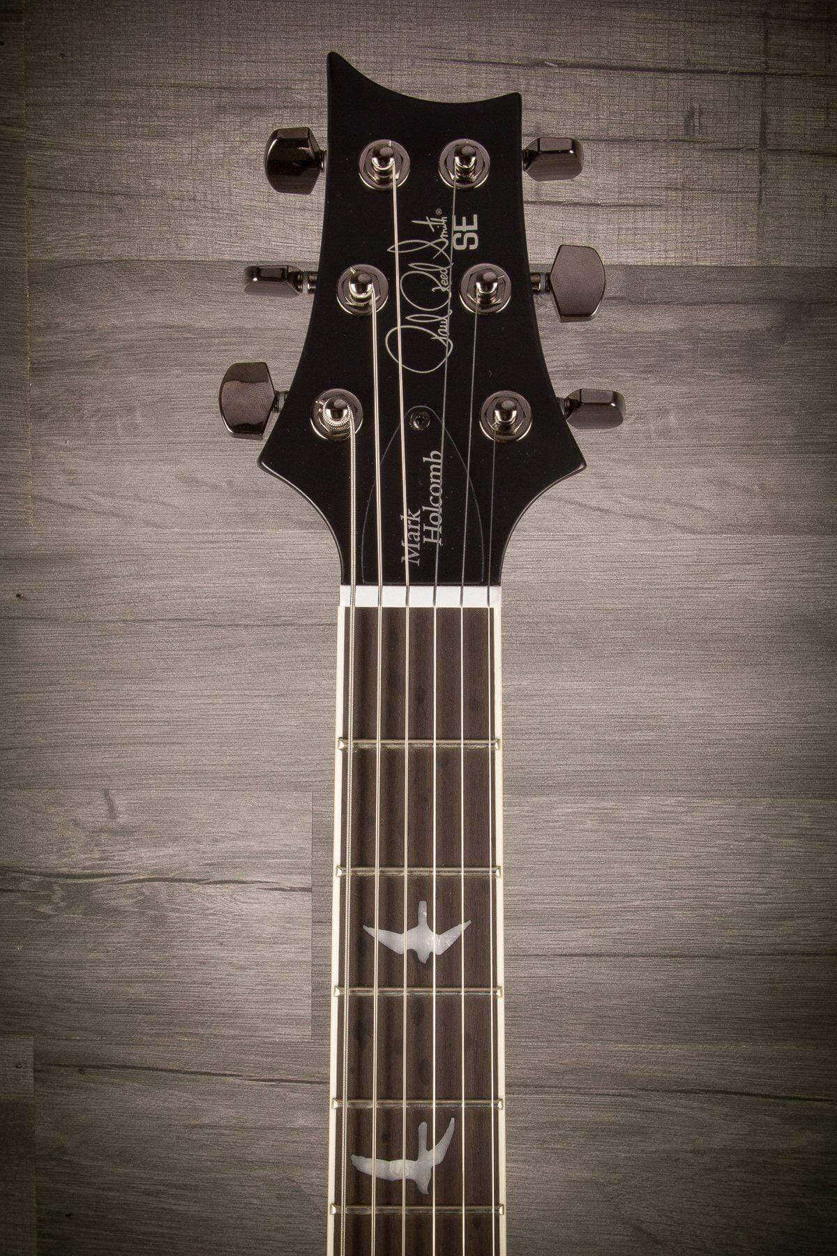 USED - PRS SE Stealth Mark Holcomb Satin Quilt Ltd - GREY BLACK