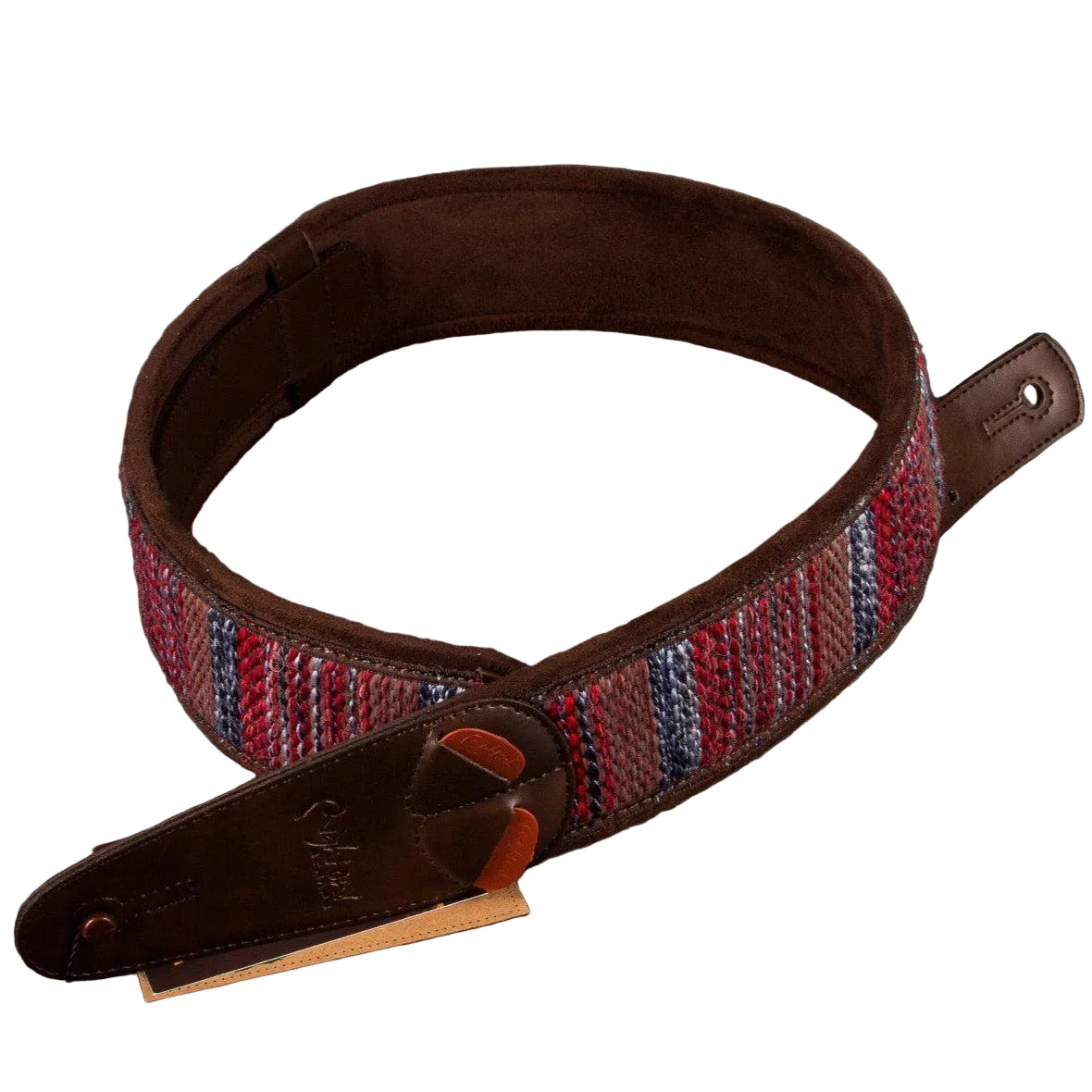 RightOn! Guitar Strap - Maracaibo Red