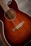 Seagull Acoustic Guitar Seagull Performer CW Concert Q1T Electro Acoustic - Burnt Umber