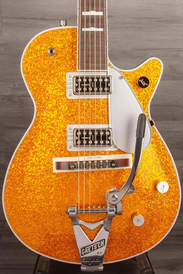 Gretsch G6129T-89VS Vintage Select ‘89 Sparkle Jet™ Electric Guitar with Bigsby®, Rosewood Fingerboard - Gold Sparkle