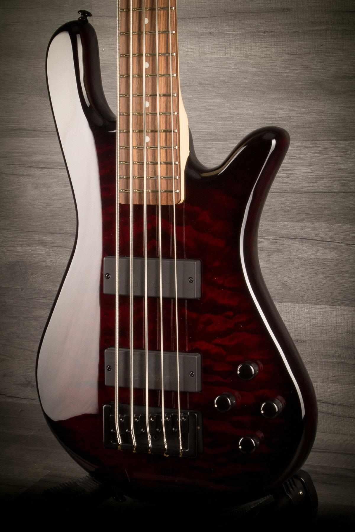 Spector Legend 5 Classic Bass Guitar - Black Cherry