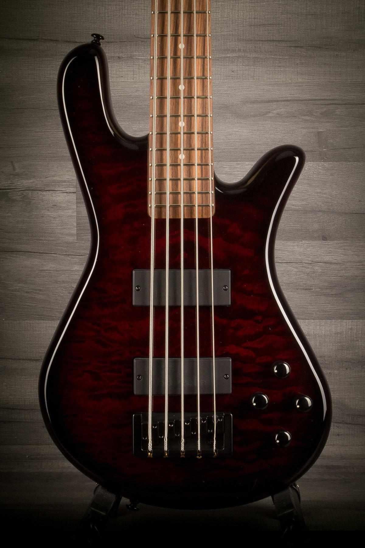 Spector Legend 5 Classic Bass Guitar - Black Cherry