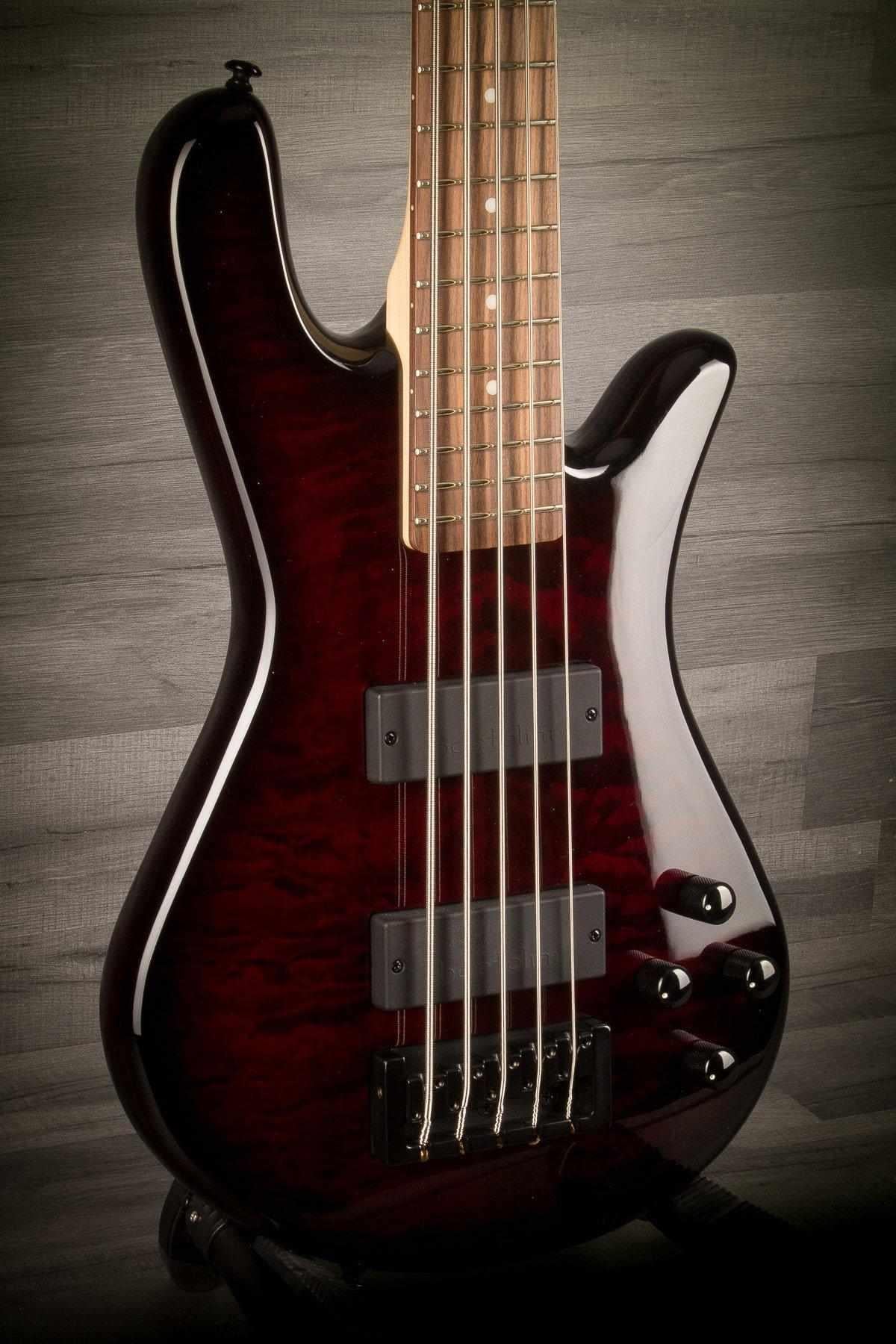 Spector Legend 5 Classic Bass Guitar - Black Cherry