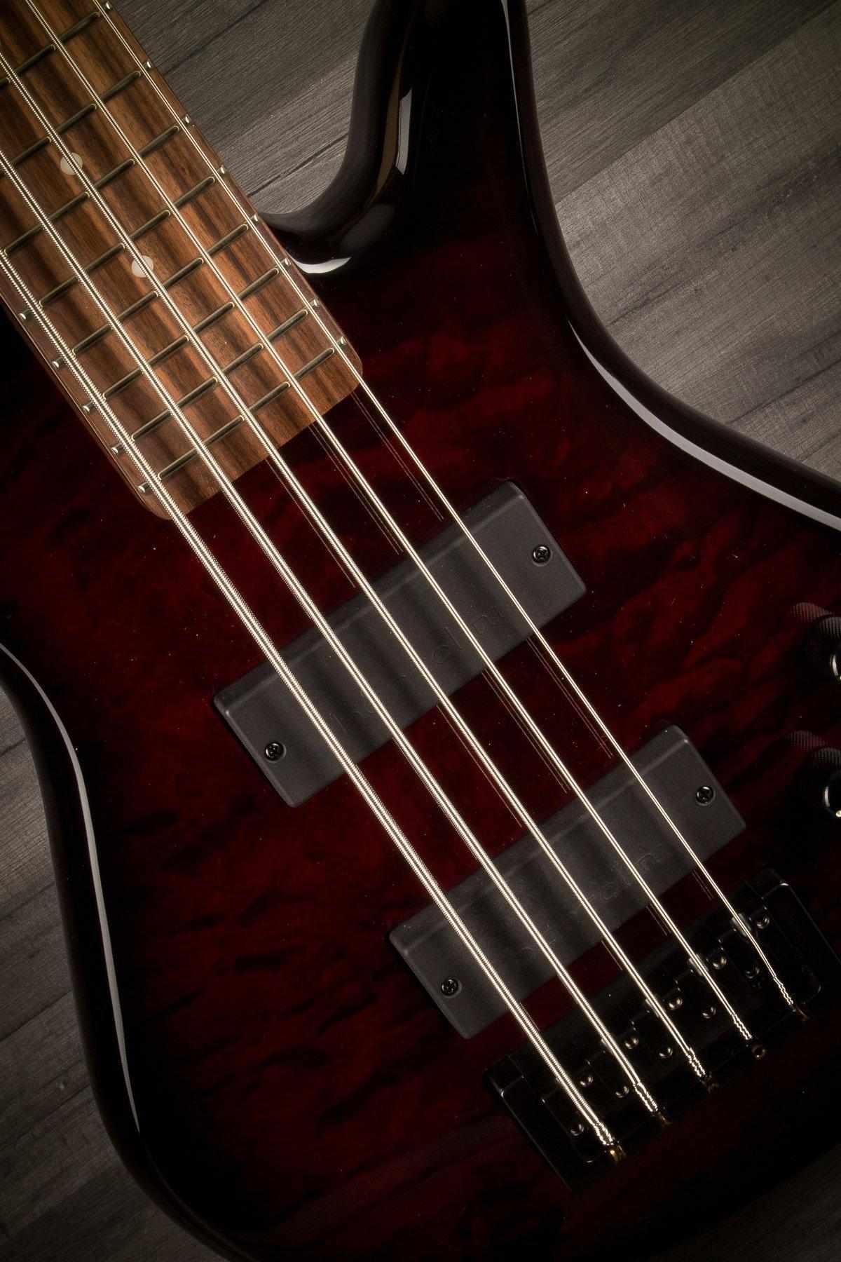 Spector Legend 5 Classic Bass Guitar - Black Cherry