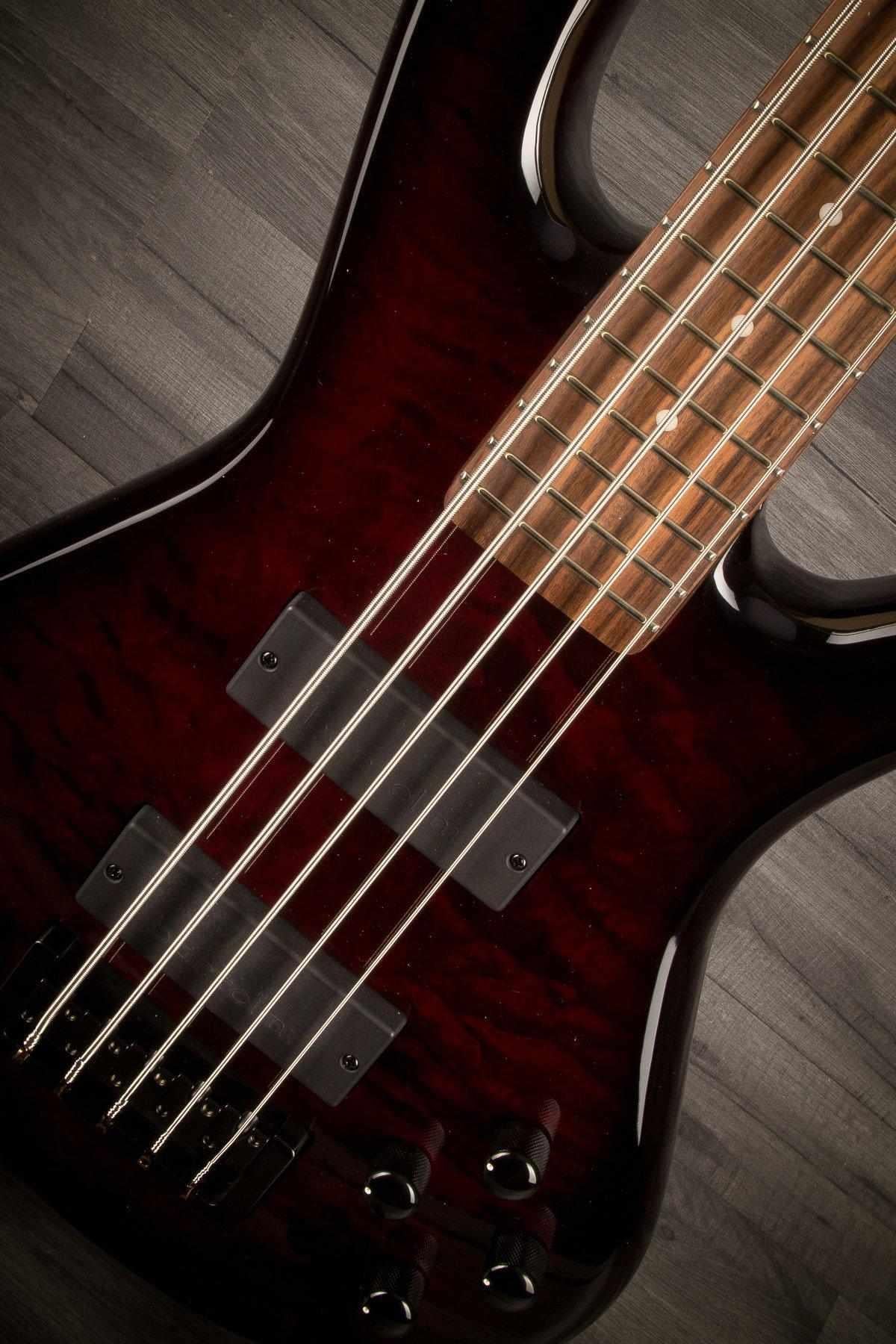 Spector Legend 5 Classic Bass Guitar - Black Cherry