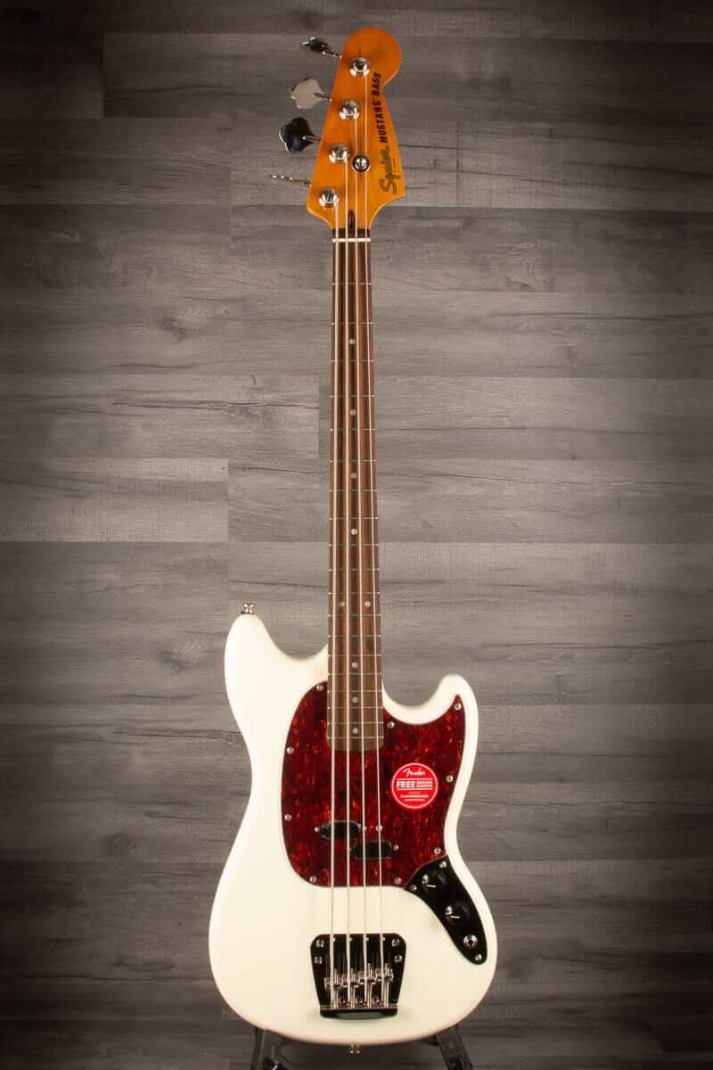 Squier Classic Vibe '60s Mustang Bass Guitar - Olympic White