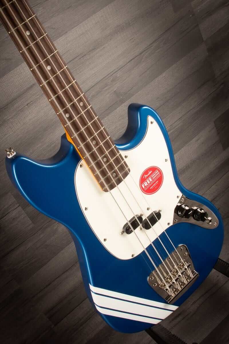 Squier FSR Classic Vibe '60s Competition Mustang Bass Guitar - Lake Placid Blue