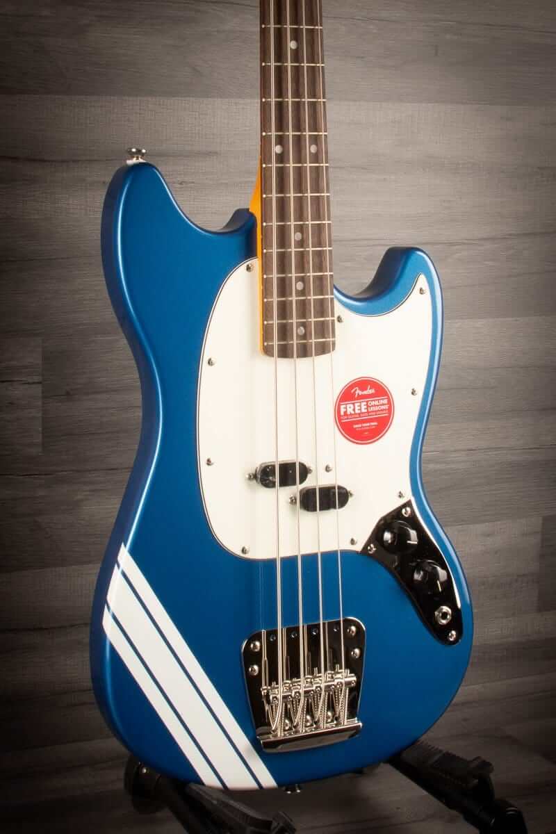 Squier FSR Classic Vibe '60s Competition Mustang Bass Guitar - Lake Placid Blue