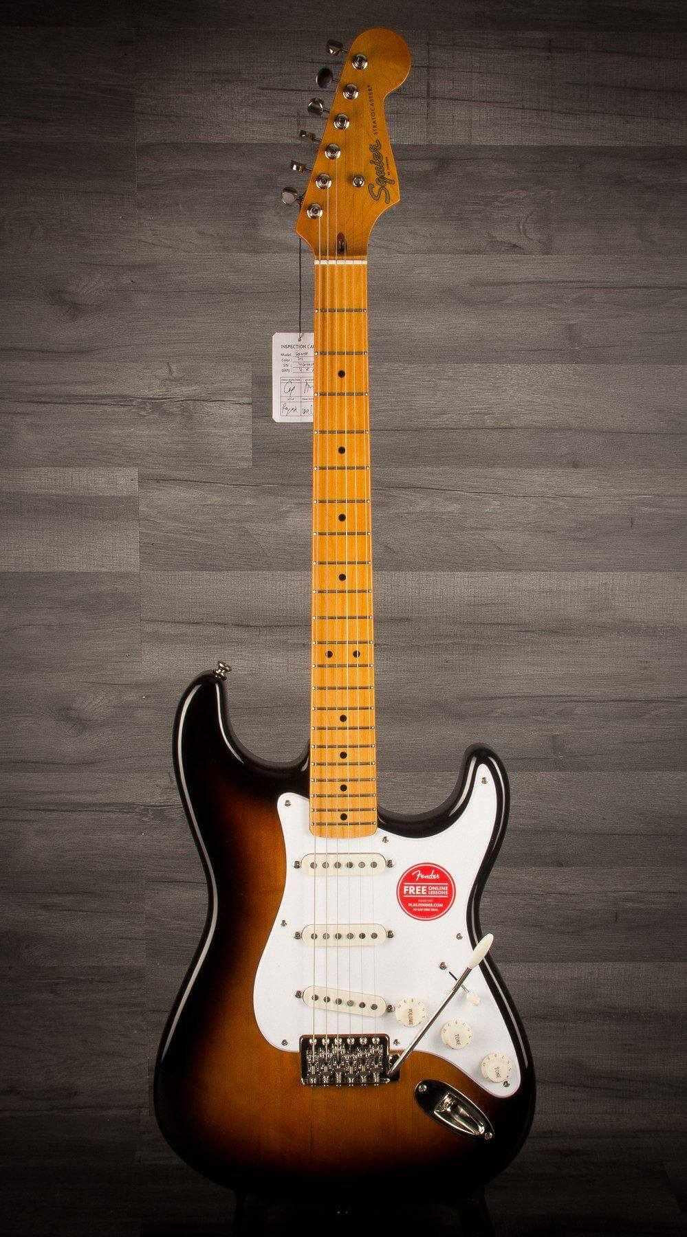 Squier Classic Vibe '50s Stratocaster Electric Guitar - 2-Tone Sunburst