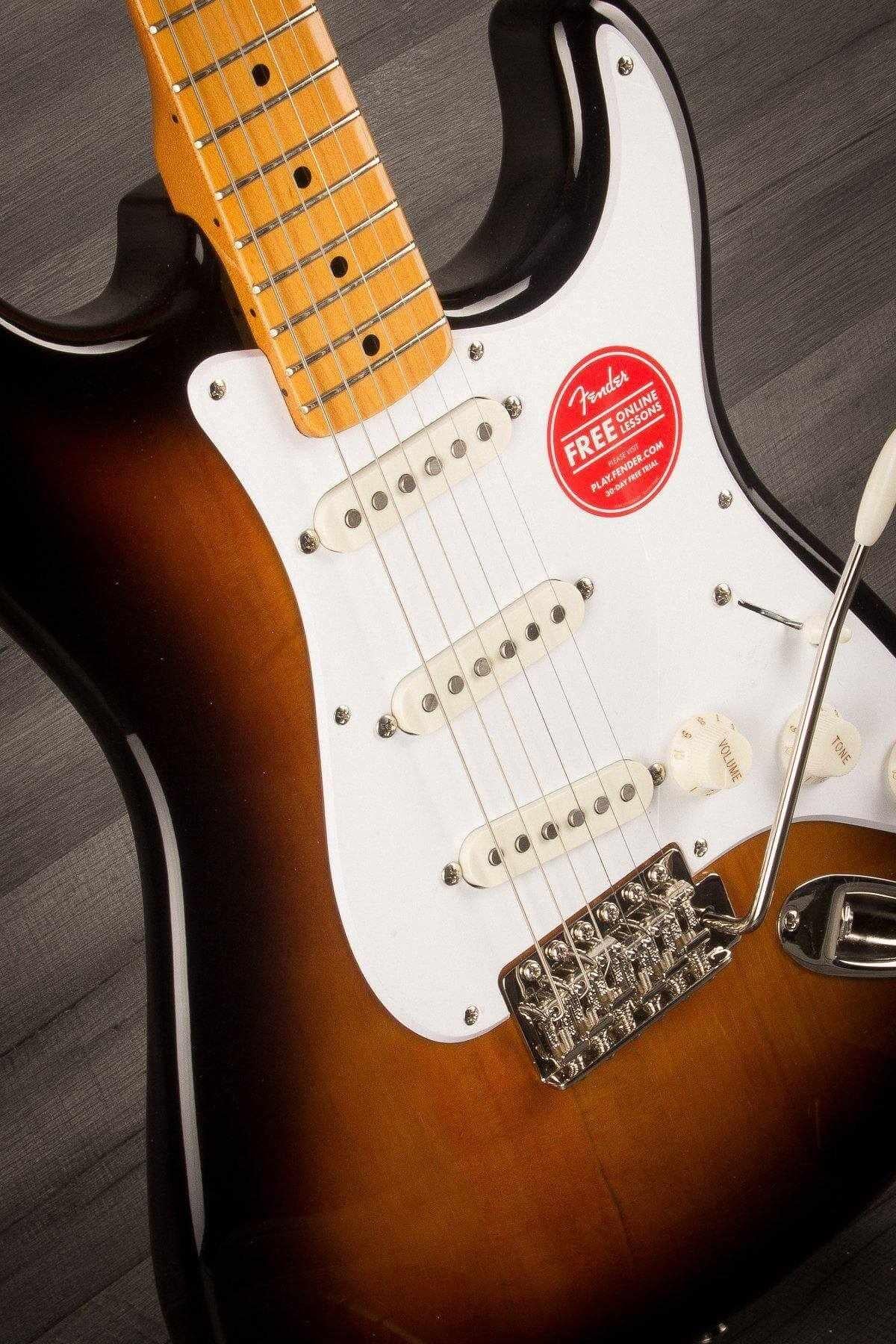 Squier Classic Vibe '50s Stratocaster Electric Guitar - 2-Tone Sunburst