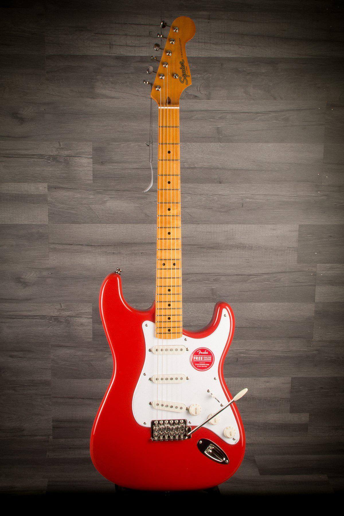 Squier Electric Guitar Squier Classic Vibe '50s Stratocaster Fiesta Red