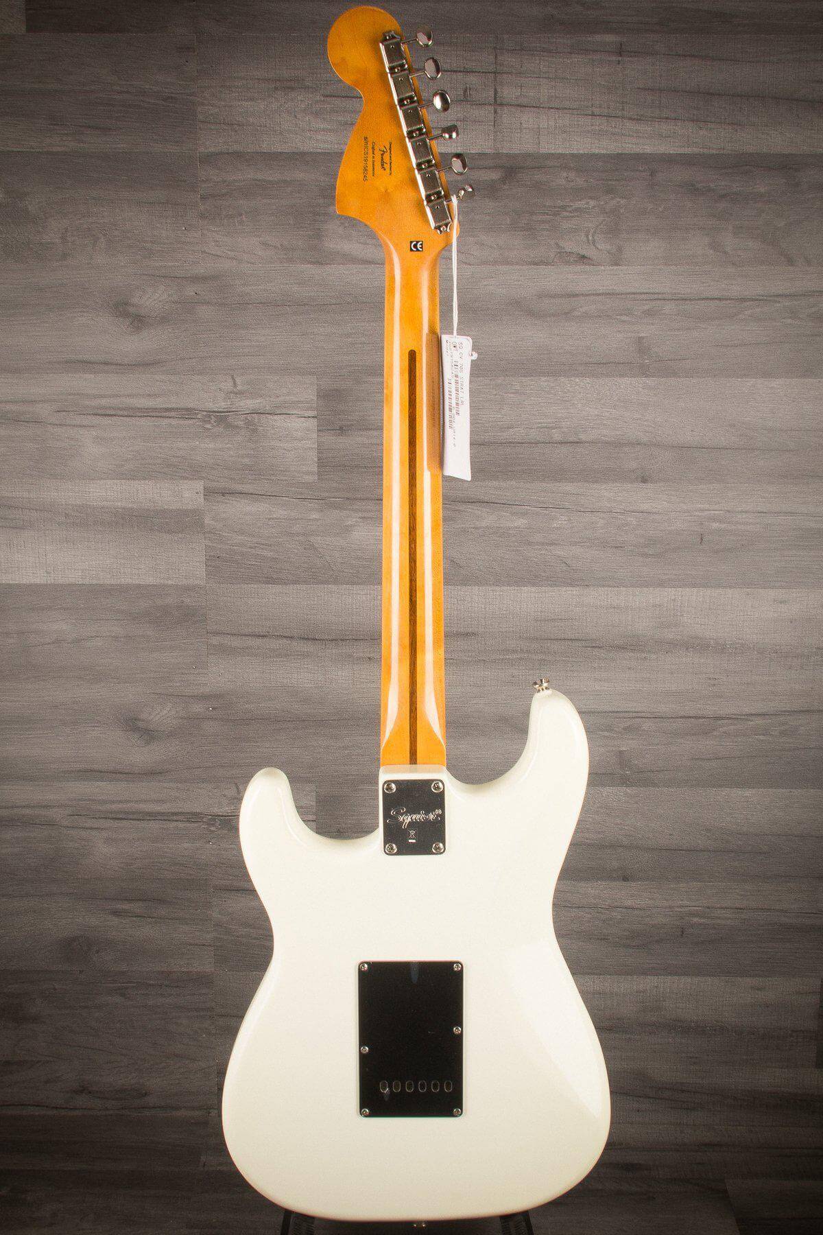 Squier Classic Vibe '70s Stratocaster Electric Guitar, Laurel Fingerboard - Olympic White