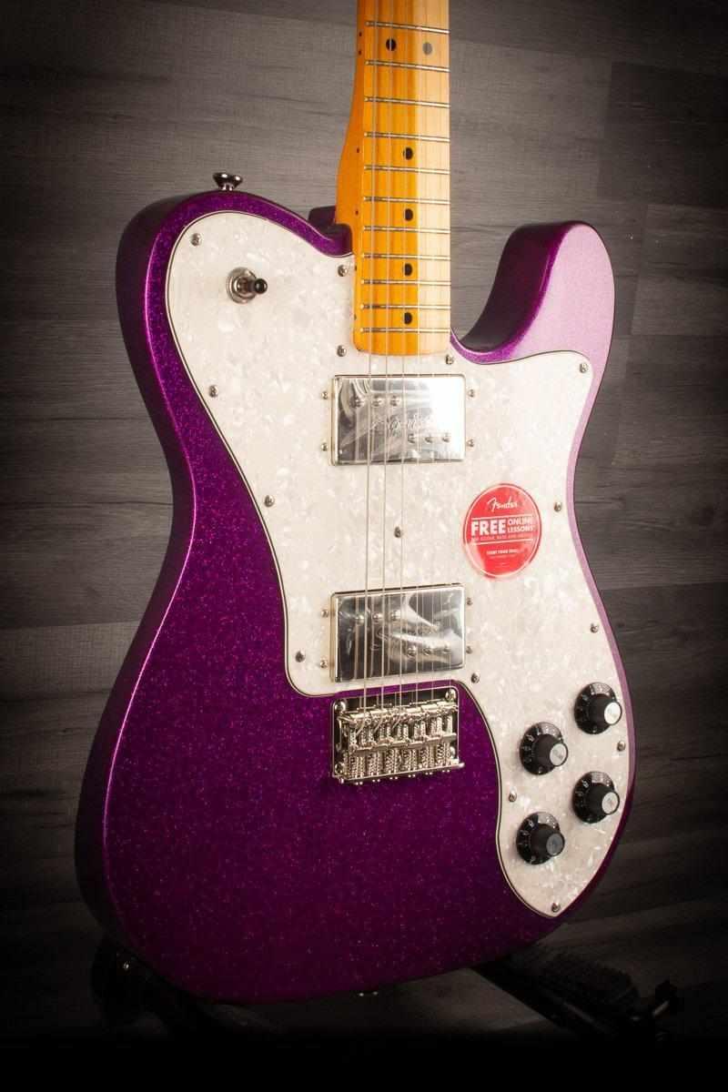 Squier FSR 70's Telecaster Deluxe Purple Sparkle
