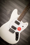 Squier FSR Bullet Mustang - HH - Il - Olympic White - MusicStreet